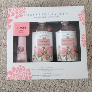 Crabtree & Evelyn Rosewater bath gel gift set